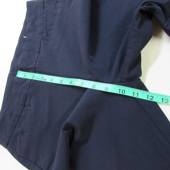 Chicos Dark Blue Brigitte Pull On Cropped Pants Size 0.5(6) Like New - Picture 12 of 16